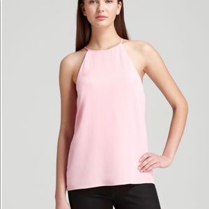 Tibi Pink Halter Top